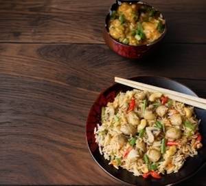 Mushroom Fried Rice Veg