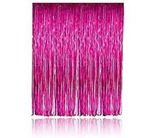 Foil Fringe Curtain (pink)
