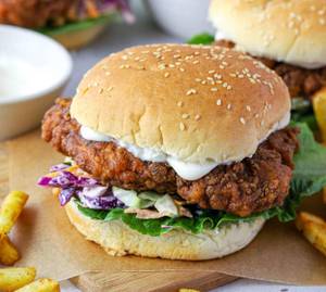 Black Pepper Chicken Burger
