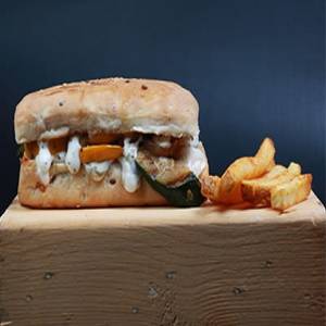 Grilled Vegetable & Cheese Sandwich