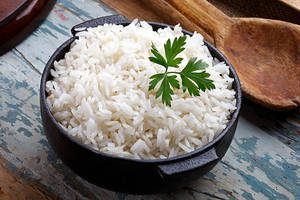 Plain rice