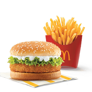 McVeggie Burger + Fries (M)