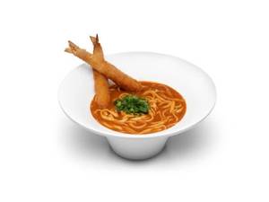 Fried Shrimp Udon (Spicy Tomato) [SPICY TOMATO]