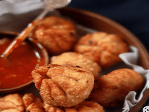 Veg Fried Momos[5 Pc]