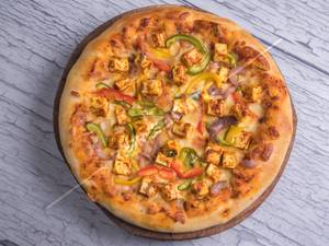 Paneer tikka pizza