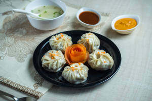 Steamed pork momo