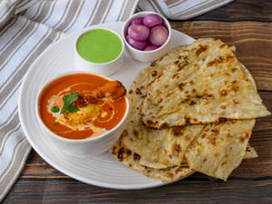 Masala Chicken + 2 Butter Naan
