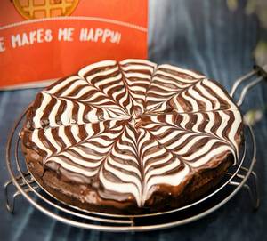 Dark Chocolate Waffle Cake