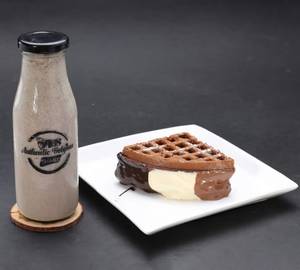 Triple Chocolate Waffle & Kitkat Premium Milk Shake