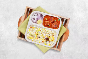 Chicken Curry + Rice ( Boild ) Chicken  2 Pc 