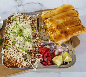 Cheese Paneer Pav Bhaji