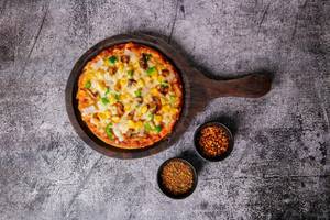 Corn & Mushroom Pizza