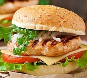 Chicken Bbq Cheese Burger