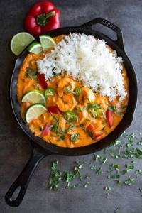 Prawns Masaman Curry  ( Serve With Steam Rice )