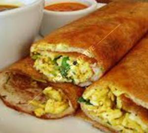 Onion paneer masala dosa