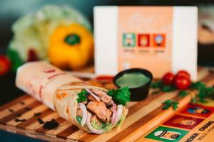 Chicken Malai Tikka Roll (9inch)