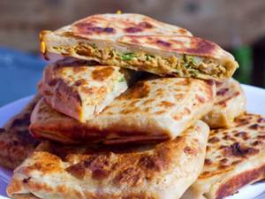 Chicken Keema Tawa Paratha