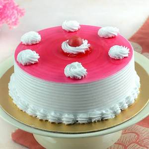 Strawberry Vanilla Cake  Buy 1kg Get (1/2 Kg Free )