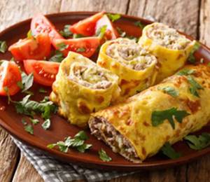 Dbl. Egg Chicken Roll 