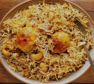 Egg biryani