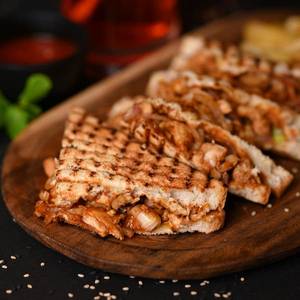 BBQ Chicken Sandwich & Masala Thumpsup Combo