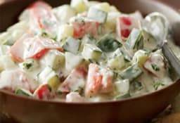 Cream Kachumber Salad