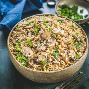 Mushroom Fried Rice 								