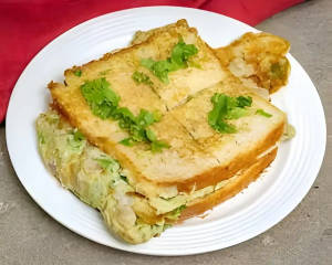 Bread Masala Omelette