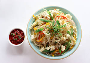 Egg Burnt Garlic Noodles