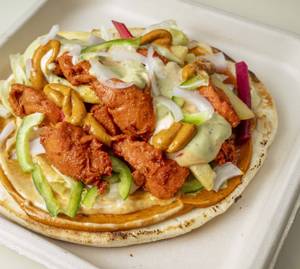 Chicken Tandoori Open Shawarma