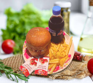 Veg burger combo