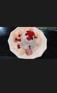 Mixfruit Cream With Litchi Ice Cream