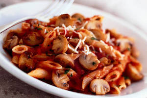 Corn Cheese Red Sauce Pasta
