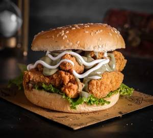 Crispy Chicken Double Patty Burger