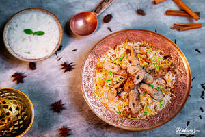 Chicken Malai Seekh Biryani