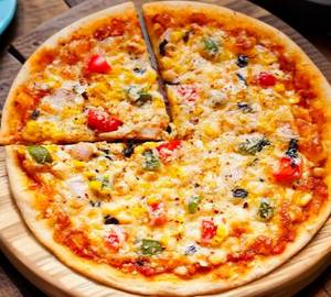 Red Paprika Sweet Corn Onion Pizza [8 Inches]