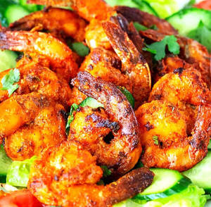 Prawns Tandoori.