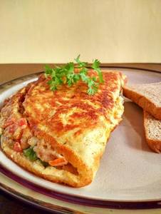 Roasted Chicken Omelatte