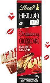 Lindt hello strawberry cheese cake 100 gm