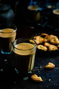 Adrak Wali Chai ( Milk Tea With Adrak) - Serves 2