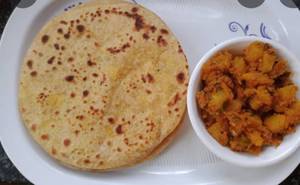 Atta Roti [2] With Sabji