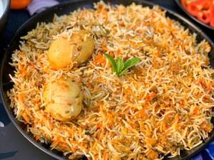 Egg biryani
