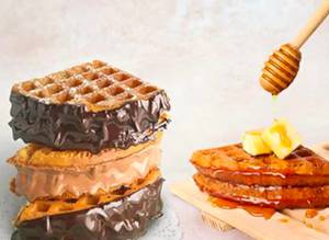 Buy 1 Milk Chocolate Waffle Get Your Free Delight