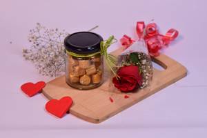 Valentine's Chocolate & Rose Combo