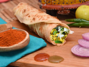 Egg Bhurji Roll