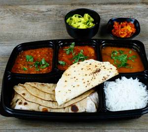 Kathiyawadi Gujarati Thali