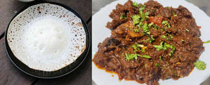 3 Appam + Beef Roast (500 Ml)