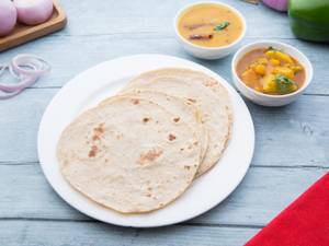 Whole Wheat Fulka (Roti) Aloo Sabji 4Pcs