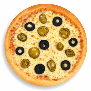 Jalapeno, Olives & Cheese Pizza [Serve 1][17 Cm]