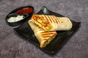 Aloo patty wrap